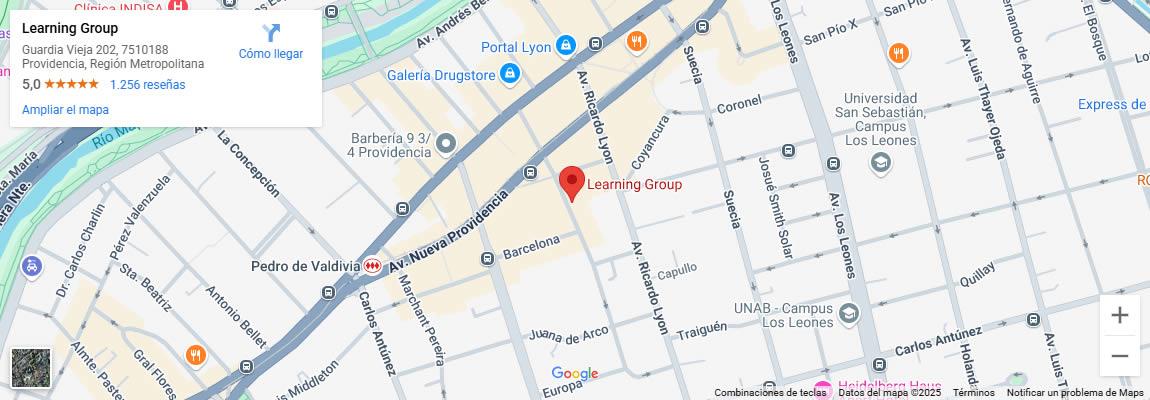 Maps oficinas en Santiago