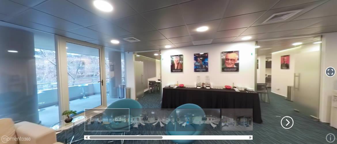 Navega en 360° por nuestras oficinas en Santiago