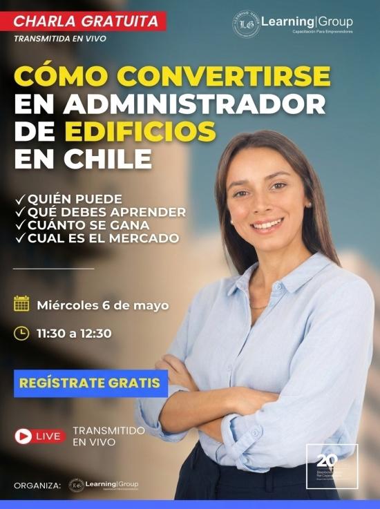 Webinar Cómo convertirse en administrador de edificios en Chile miércoles 06-05-2026