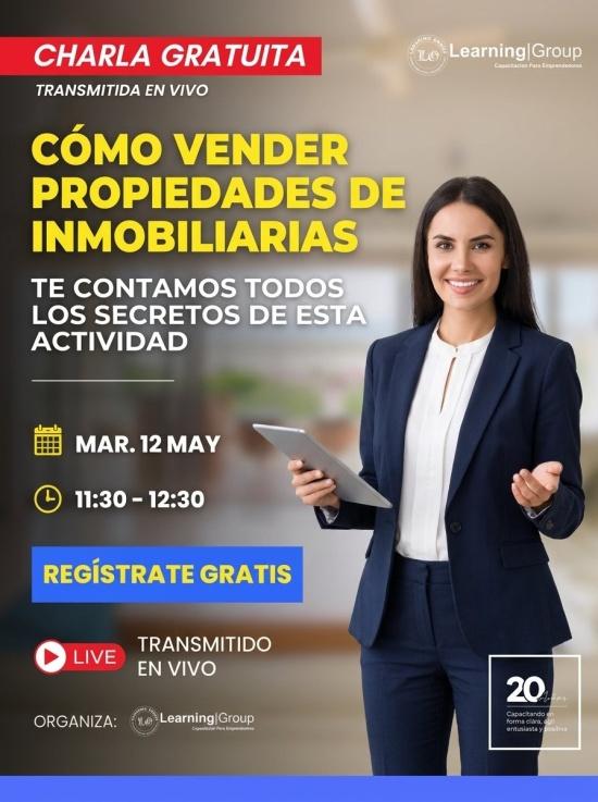 Webinar Cómo vender propiedades de inmobiliarias martes 12-05-2026
