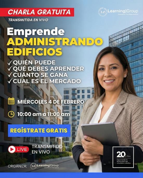 Webinar Emprende Administrando Edificios miércoles 04-02-2026