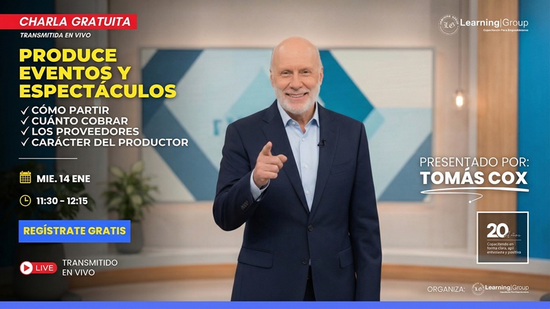 Tips fundamentales para producir eventos y espectáculos