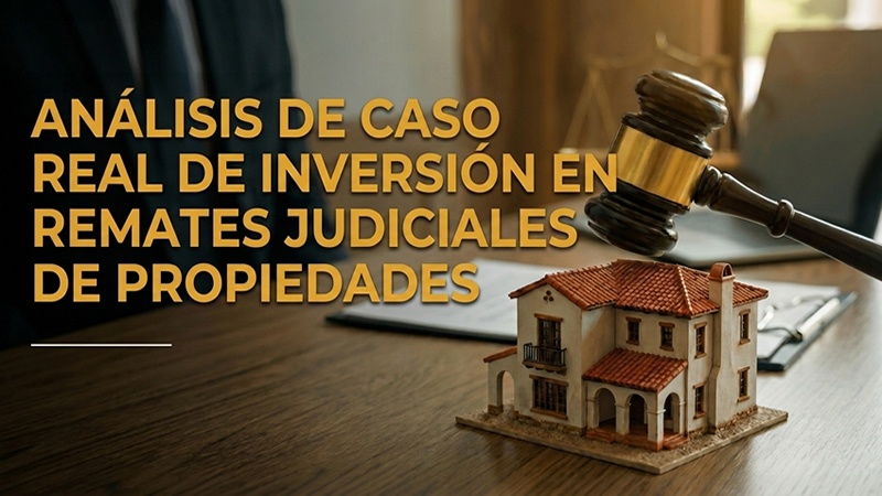 Análisis caso real de Cómo Invertir en Remates de Propiedades