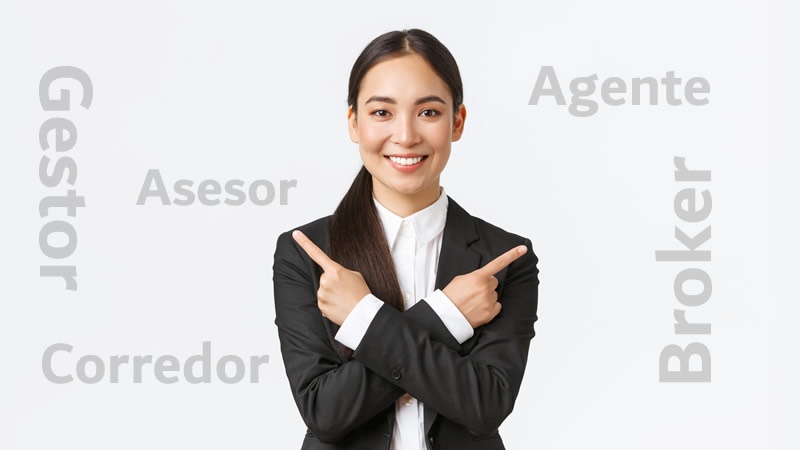 Las diferencias entre el gestor, agente, broker, asesor inmobiliario y el corredor de propiedades