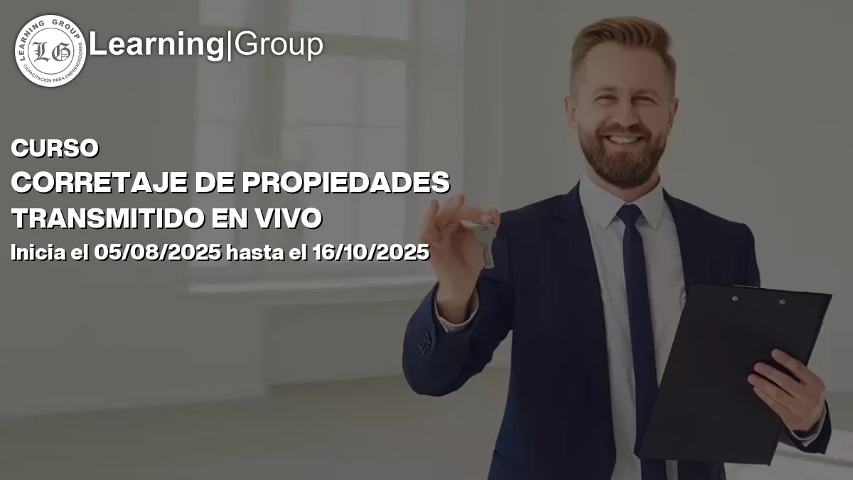 Curso Corretaje De Propiedades Transmitido En Vivo Todo Chile