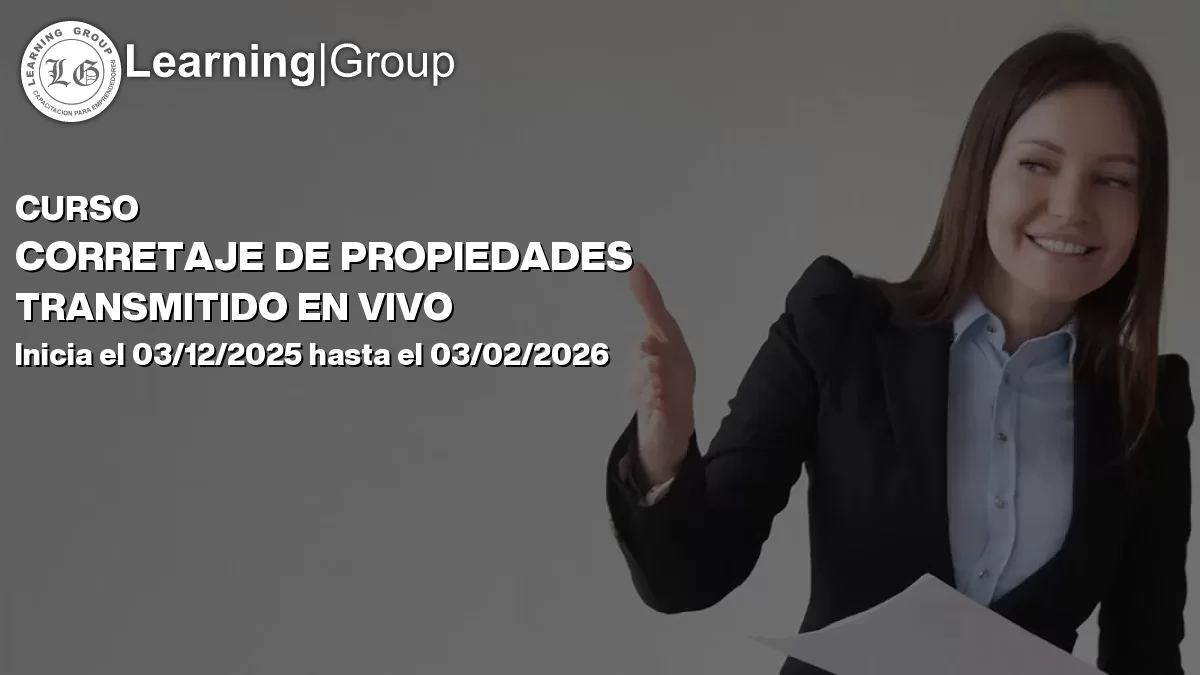 Curso Corretaje De Propiedades Transmitido En Vivo Todo Chile