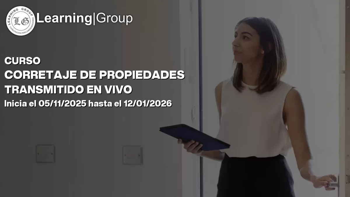 Curso Corretaje De Propiedades Transmitido En Vivo Todo Chile