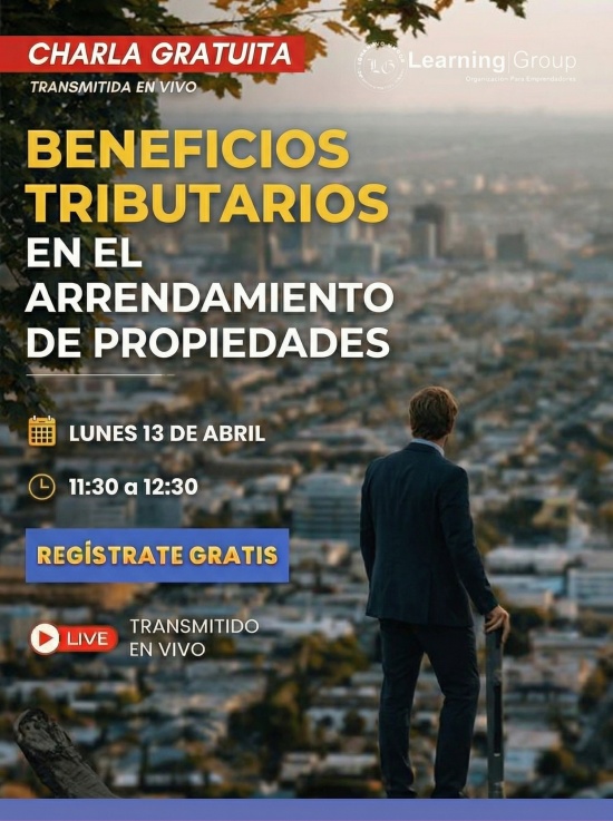 Webinar Beneficios tributarios en el arrendamiento de propiedades 13-04-2026