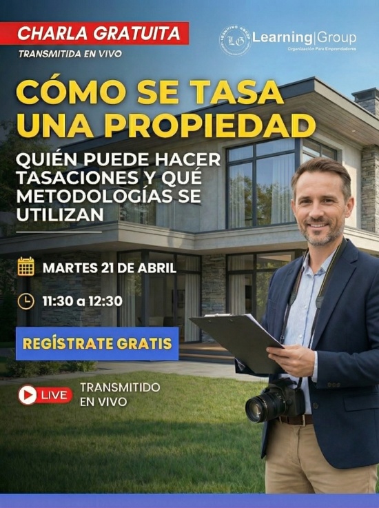 Webinar Cómo se tasa una propiedad 21-04-2026
