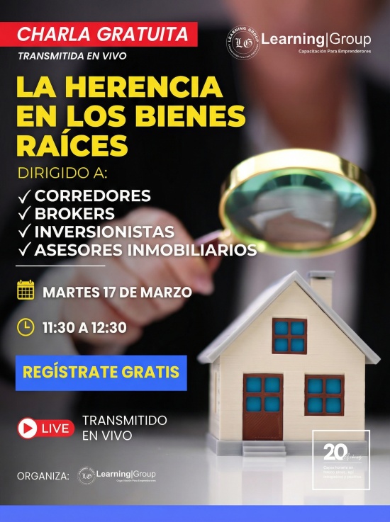 La herencia en los bienes raíces La posesión efectiva en las propiedades en Chile Webinar La herencia en los bienes raíces 17-03-2026