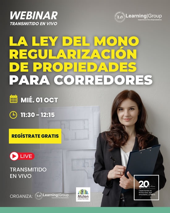 Webinar La ley del Mono Regularización de Propiedades 01-10-2025