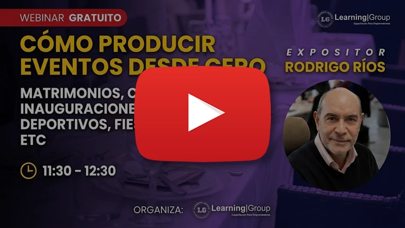 Video Metodología para producir un evento