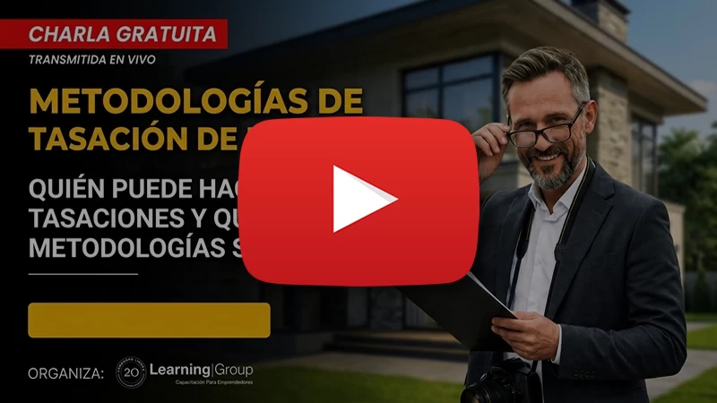 Video Metodologías de Tasación de Propiedades para Corredores de Propiedades