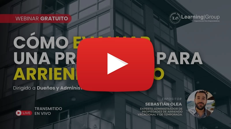Video Contenido del webinar Cómo evaluar una propiedad para arriendo diario